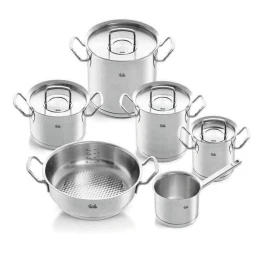    	 Bộ nồi Fissler Profi Original siêu cao cấp 6 món vung thép