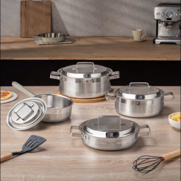    	 BỘ NỒI MICHELANGELO PROFESSIONAL 4 MÓN (106027) 