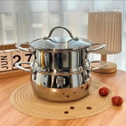Nồi xửng 2 tầng chockmen 16cm