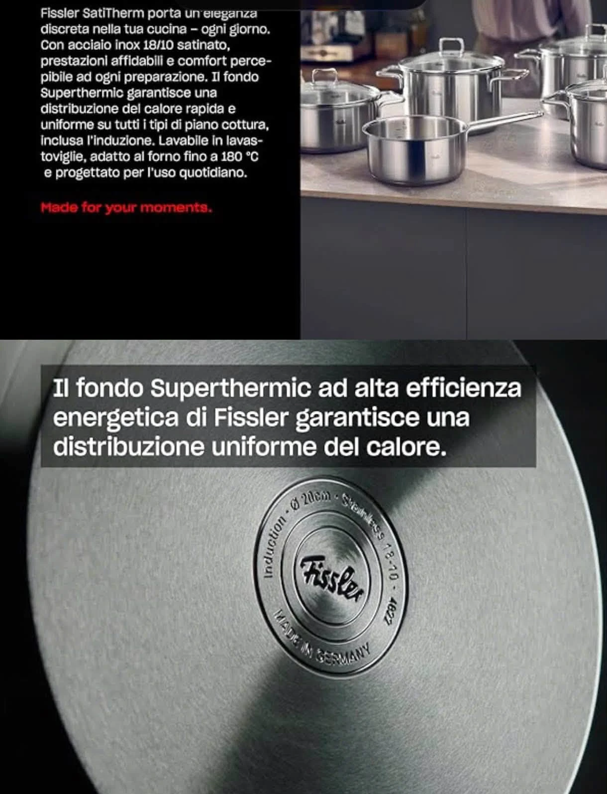 Bộ 5 Nồi Fissler Lumitherm - Made in Germany