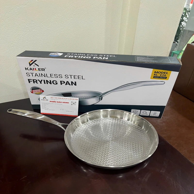 Chảo inox vân hoa Kailer KL-V28