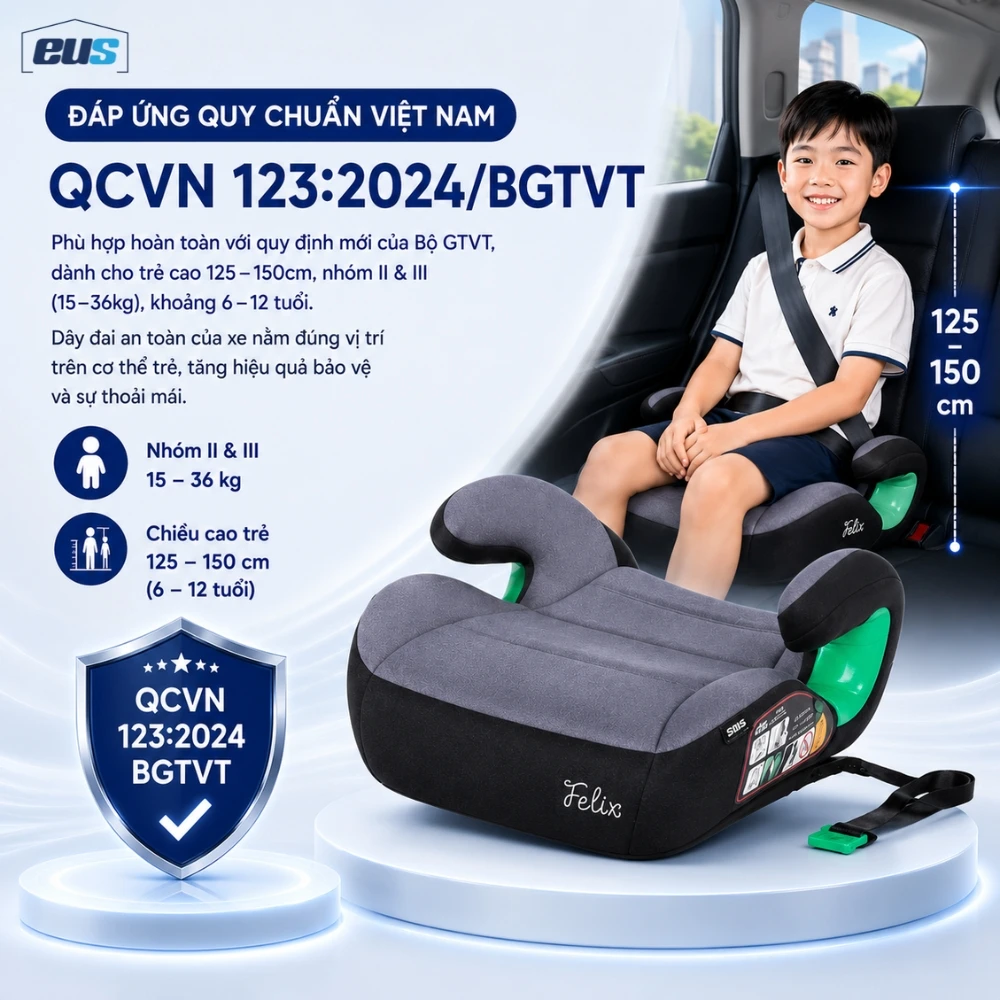 GHẾ NÂNG AN TOÀN TRẺ EM EUS FELIX