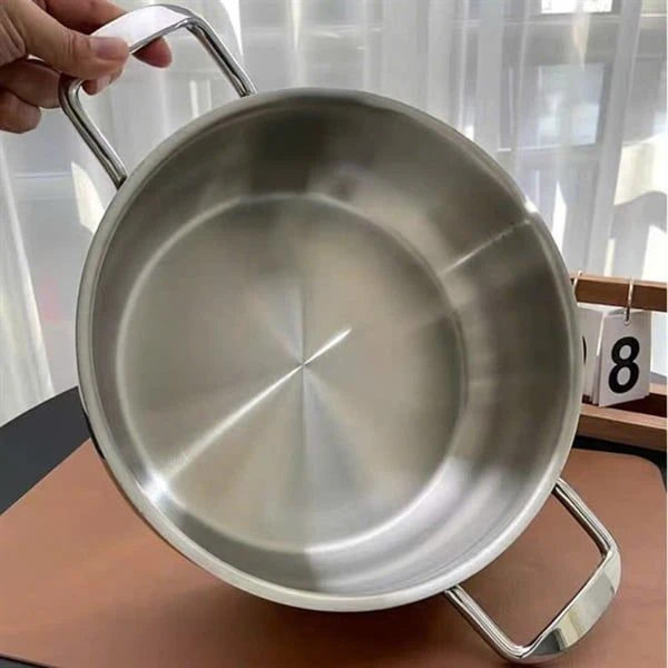 Nồi lẩu lùn C198 CHOCKMEN 28cm, inox 18/10, model:CKM-ZY3L28T
