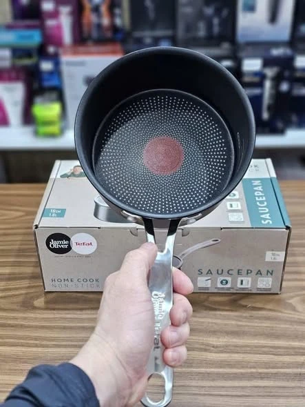 QUÁNH CHỐNG DÍNH TEFAL JAMIE OLIVER HOME COOK 16CM CÓ NẮP