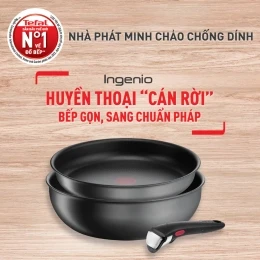 Bộ 2 nồi chảo kèm cán rời Ingenio Daily Chef