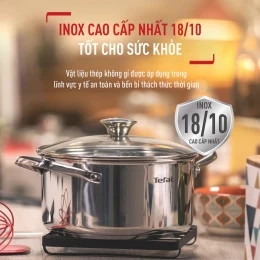 Bộ 3 nồi Inox cao cấp Tefal Cook Eat