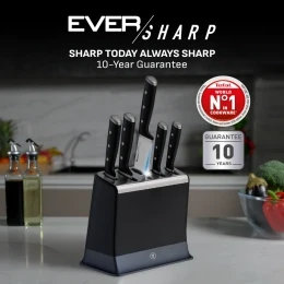 Bộ dao 5 món tích hợp dụng cụ mài chuyên dụng Tefal Ever Sharp