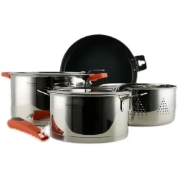 Bộ nồi chảo 4 món C441 CHOCKMEN inox 18/10, model: CKM-ZJKDP04