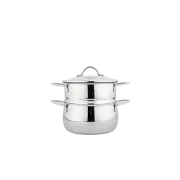 Bộ nồi xửng 2 tầng C590 CHOCKMEN 16cm, inox 18/10, model: CKM-ZY3L16Z