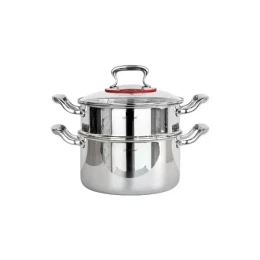 Bộ nồi xửng 2 tầng C889 CHOCKMEN 22cm, inox 18/10, model : CKM-ZD3L22Z.