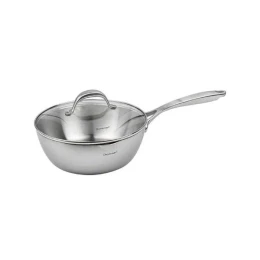 Chảo sâu lòng C217 CHOCKMEN có nắp kính 20cm, inox 18/10, model: CKM-ZX3L20D