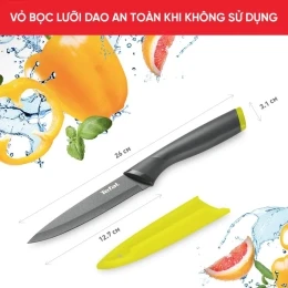 Dao gọt trái cây phủ Titanium Tefal Fresh Kitchen 12cm