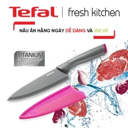 Dao làm bếp phủ Titanium Tefal Fresh Kitchen 15cm
