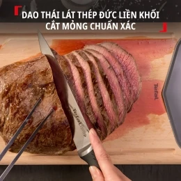 Dao thép Đức liền khối Ice Force Tefal  phi-lê 20 cm