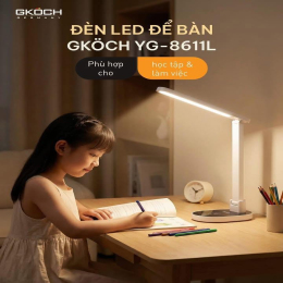 Đèn chống cận, model: YG-8611L, hoạt động bằng pin sạc 2200mAh, điện áp 5V, công suất 10W. Nhãn hiệu: GKOCH