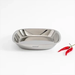 Đĩa khay vuông C429 CHOCKMEN 23.5cm, inox 18/10, model: CKM-JY23WS