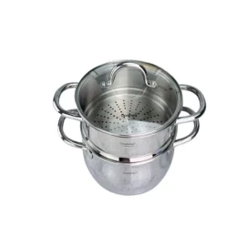 Nồi kèm xửng hấp thành cao C848 CHOCKMEN 24cm, inox 18/10, model:CKM-YH3L22Z