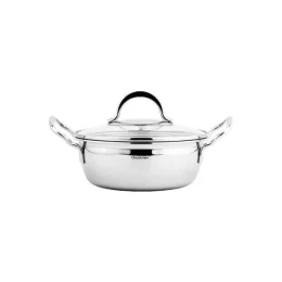 Nồi lẩu nhỏ C102 CHOCKMEN 18cm, inox 18/10, model: CKM-ZQ3L18T