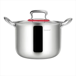 Nồi thành cao C219 CHOCKMEN 24cm, inox 18/10, model : CKM-ZD3L24T