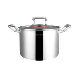 Nồi thành cao C42 CHOCKMEN nắp inox 22cm, inox 18/10, model : CKM-ZD3L22T