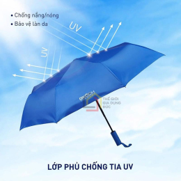 Ô cầm tay tự động, có cán kiểu ống lồng, gấp gọn được, model: HJ001. Nhãn hiệu: GKOCH