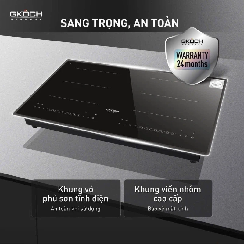 BẾP TỪ CAO CẤP 2 VÙNG NẤU GKOCH 7372DS2 - 5400W 