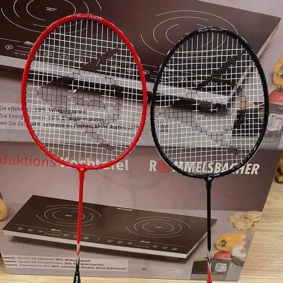 BỘ CẦU LÔNG Dunlop (Set 2 vợt cầu lông Carlton kèm ống 3 trái cầu)