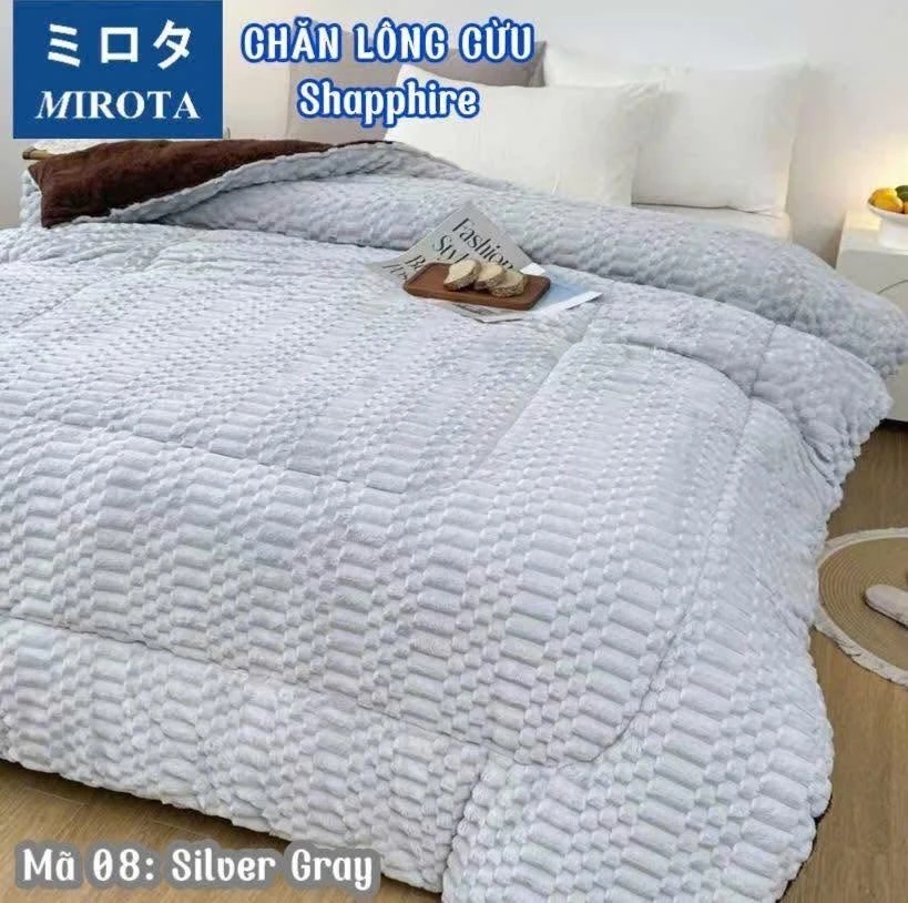 CHĂN LÔNG CỪU NHẬT BẢN MIROTA (2x2m3, 5kg) (Hết màu 3)