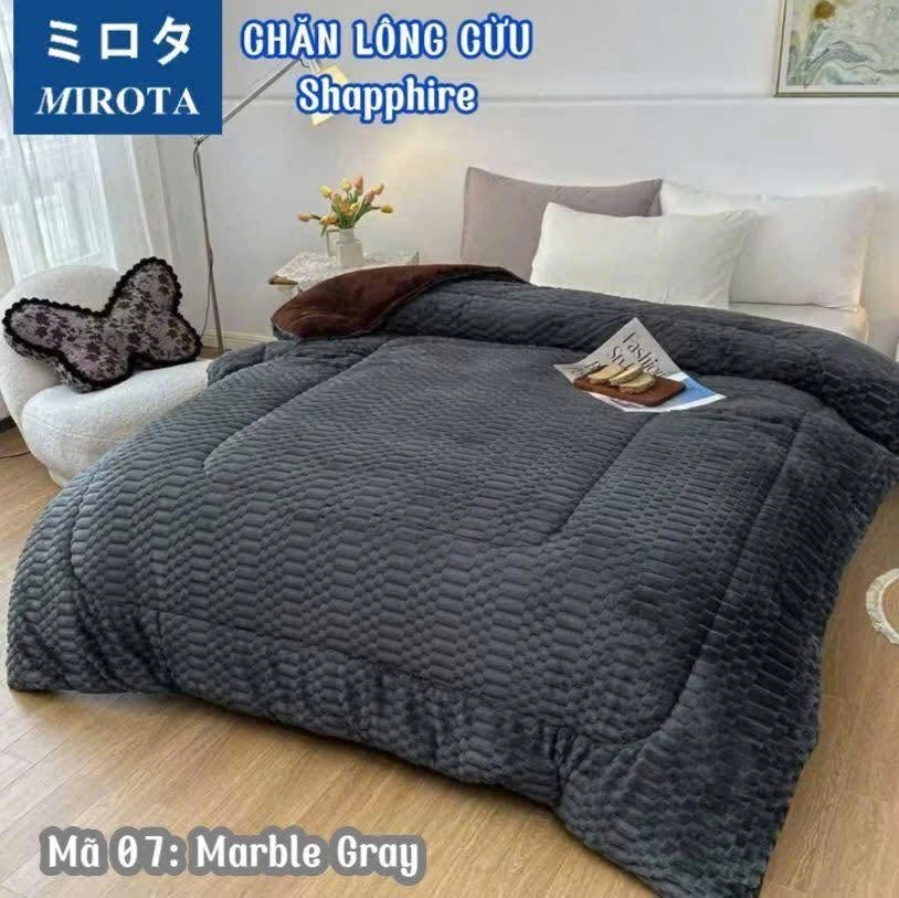 CHĂN LÔNG CỪU NHẬT BẢN MIROTA (2x2m3, 5kg) (Hết màu 3)