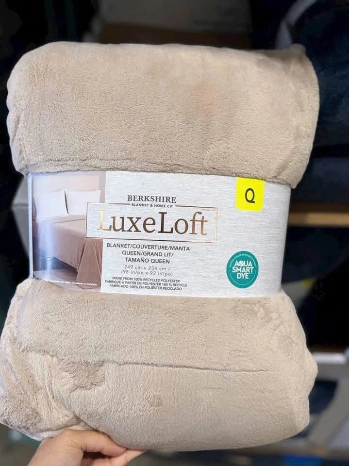 Chăn LuxeLoft Size Lớn - Size Queen: 234x249cm (2kg) (Còn màu số 12)