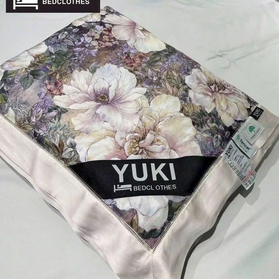 Chăn YUKI Lenzing Tencel tơ lụa trà xanh 2025 (còn số 3)