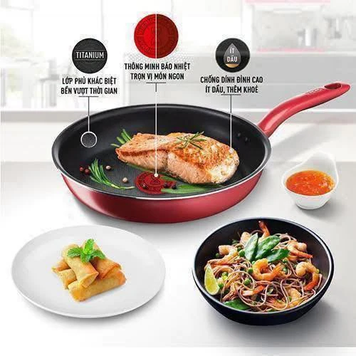    	 Chảo chống dính Tefal So Chef cạn lòng 28cm