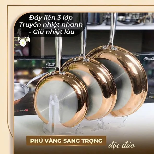 CHẢO THÉP CHỐNG DÍNH TỰ THÂN CIWETE SIZE 20CM