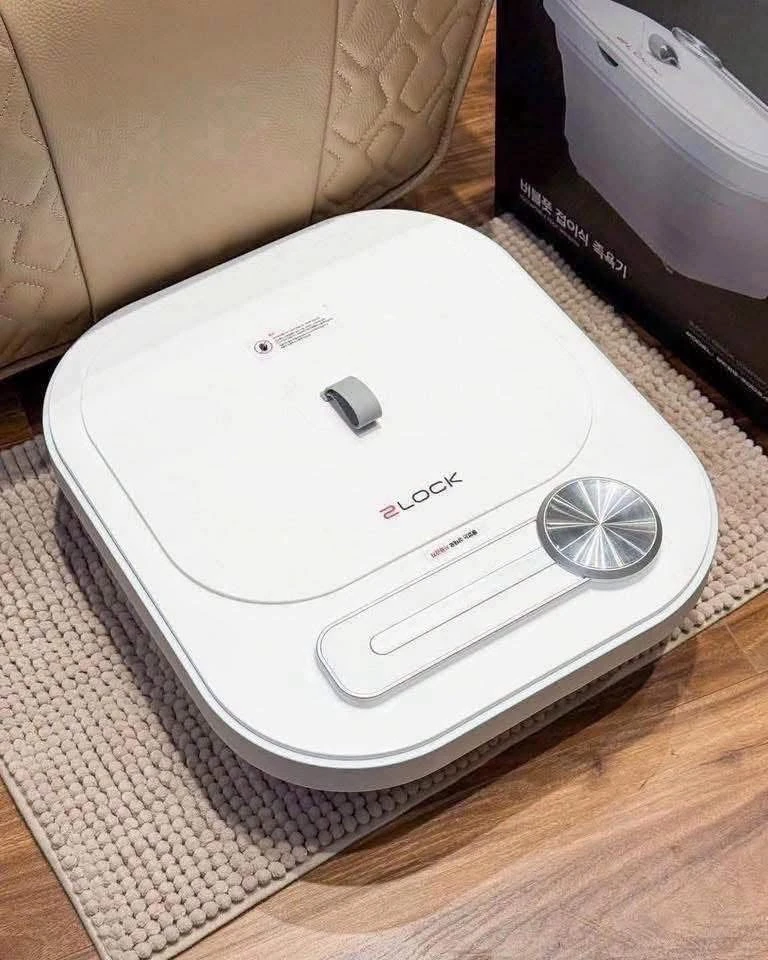 Chậu ngâm chân & massage tự động 2LOCK Korea (tặng 1 túi muối ngâm chân thảo mộc)