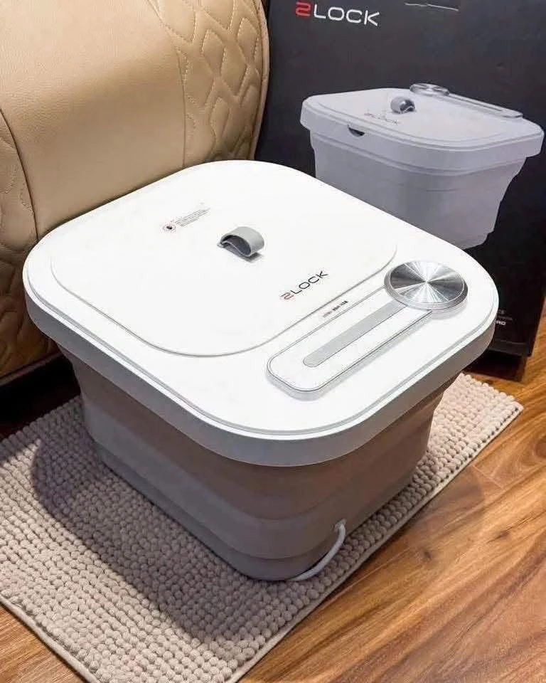 Chậu ngâm chân & massage tự động 2LOCK Korea (tặng 1 túi muối ngâm chân thảo mộc)