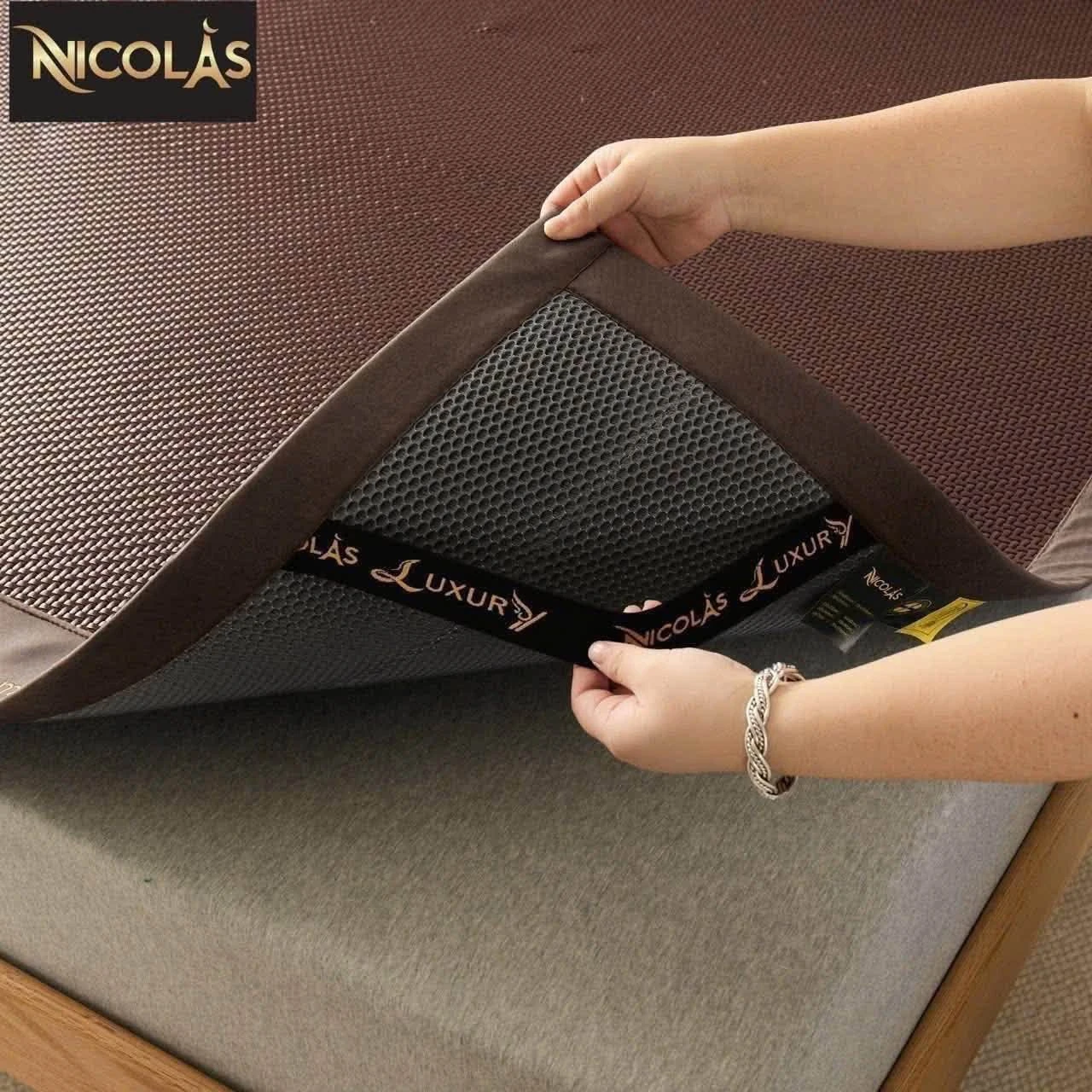 Chiếu Mây Ngải Cứu Nicolas Siêu Cấp 200x220cm