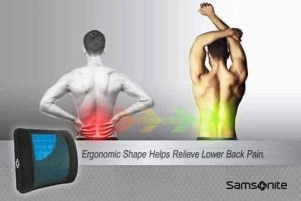 Gối tựa lưng dòng cao cấp Samsonite cooling gel