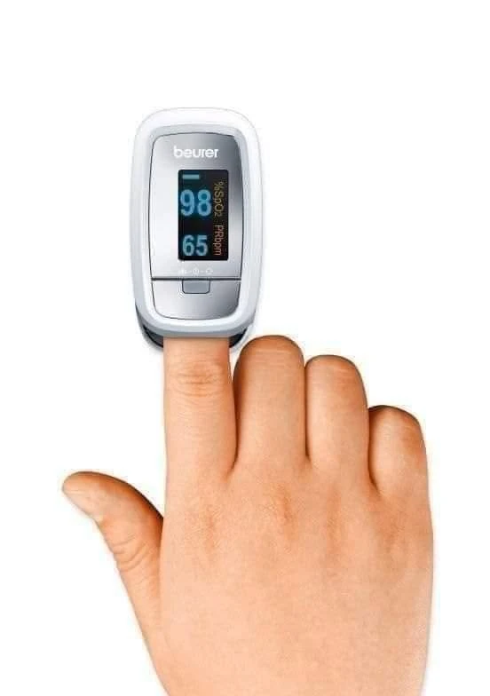 Máy đo nồng độ oxy trong máu (SpO2) và nhịp tim Beurer PO30
