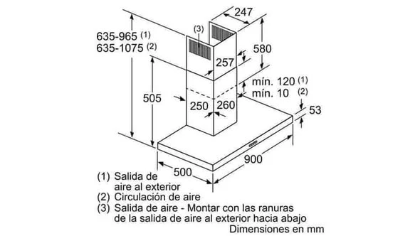 Máy hút mùi Bosch DWB97IM50 Made in Germany