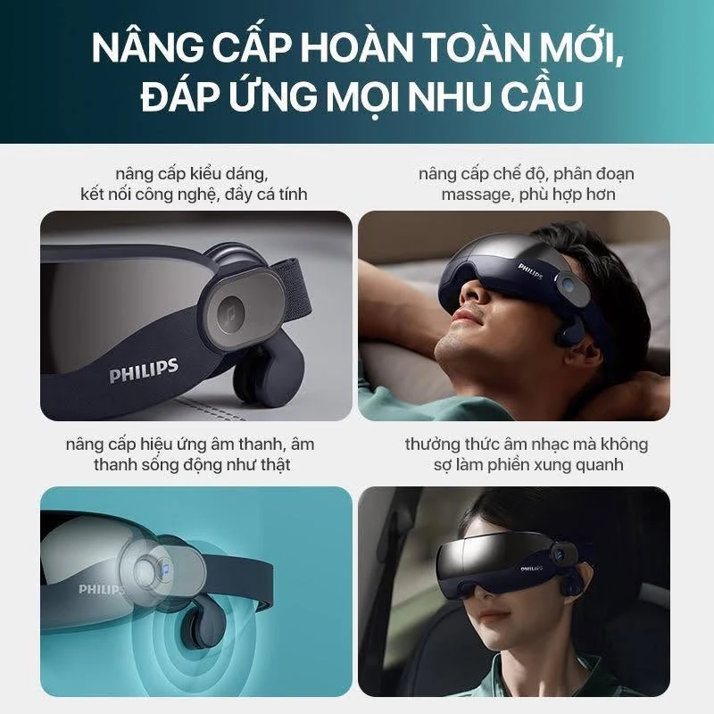 MÁY MASSAGE MẮT TÚI KHÍ PHILIPS PPM2702