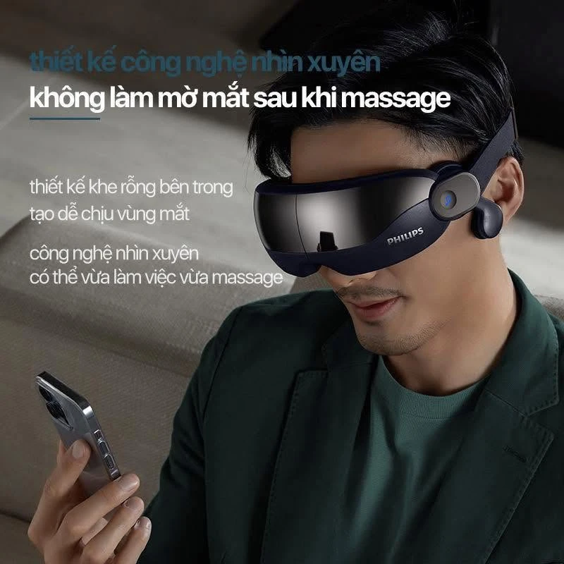 MÁY MASSAGE MẮT TÚI KHÍ PHILIPS PPM2702
