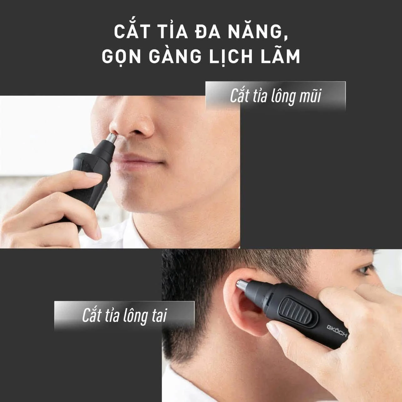 MÁY TỈA LÔNG MŨI GKOCH