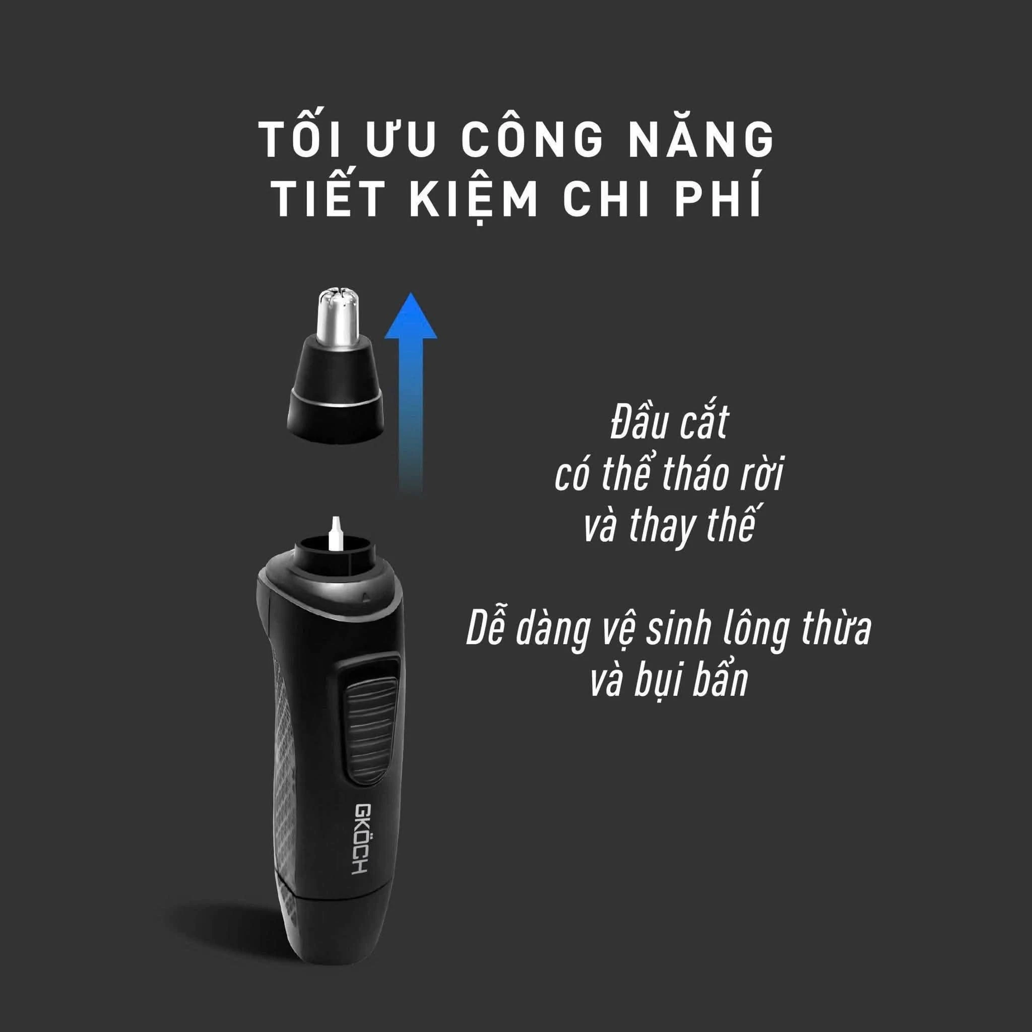MÁY TỈA LÔNG MŨI GKOCH