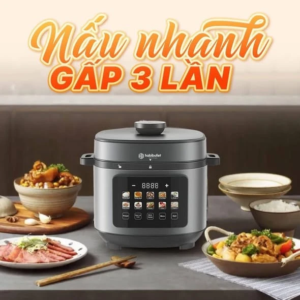 Nồi áp suất điện đa năng Habibullet