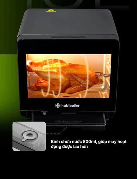 Nồi chiên hấp hơi nước Habibullet FHB18 Plus