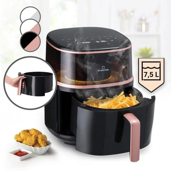Nồi Chiên Không Khí Nóng Air Bloom Klarstein 7.5L (Còn đen)