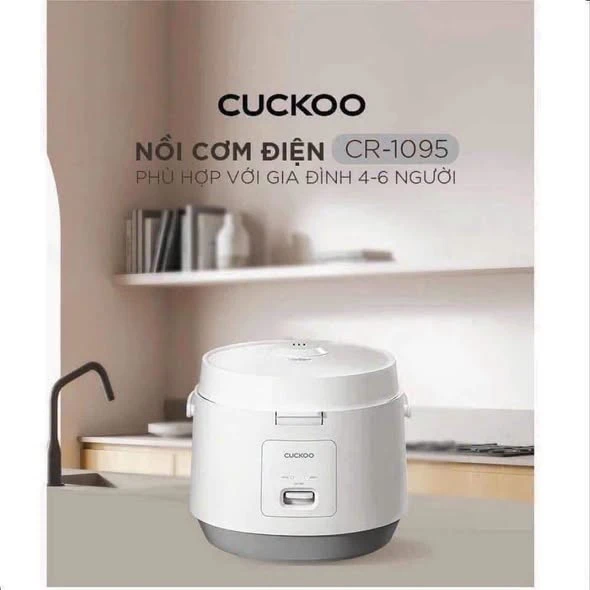 Nồi cơm cơ Cuckoo CR-1095/WHVNCV dung tích 1,8 lít