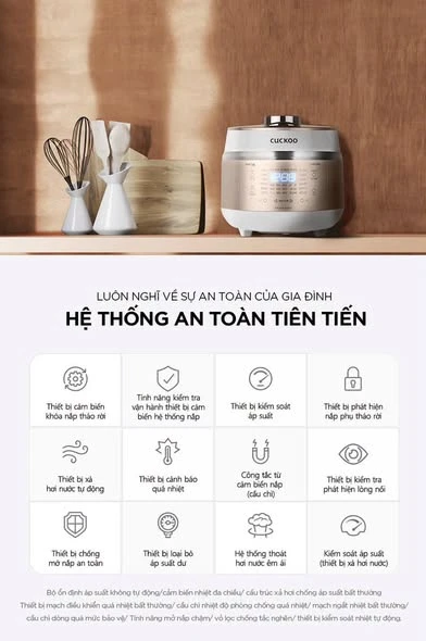 NỒI CƠM ĐIỆN CAO TẦN CUCKOO CRP-EHS0309F