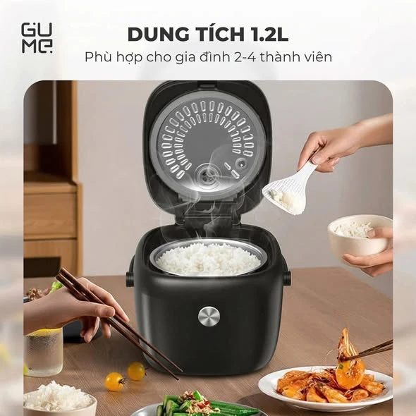 NỒI CƠM TÁCH ĐƯỜNG GUME GM-RC1430 1,2L 