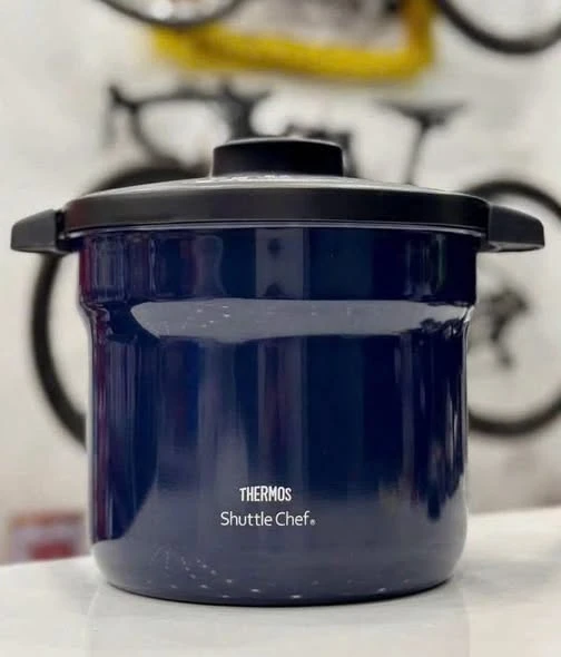 Nồi ủ Thermos Nhật 4,3L màu xanh navy